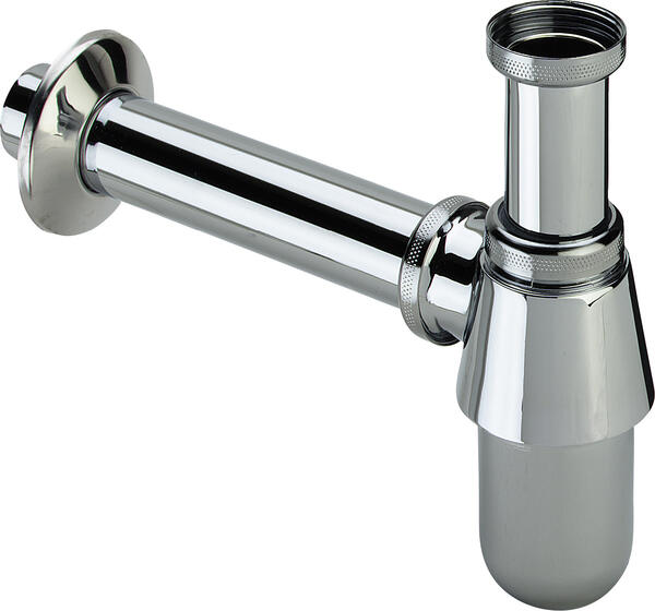 Izlietnes sifons, 1¼ x 32 mm, hromēts misiņš - Image 1