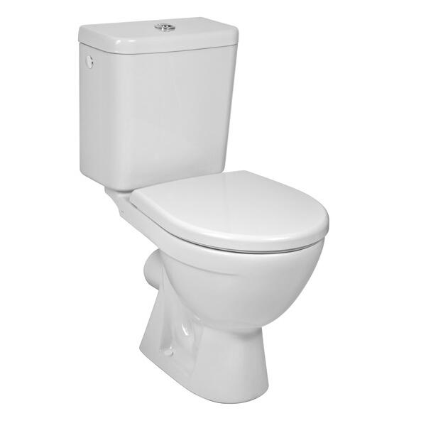 Pods Lyra Plus, 360x630 mm, horizontāls izvads, pievads no apakšas, balts - Image 1