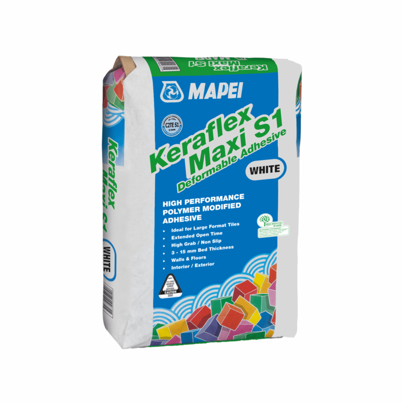 Keraflex Maxi S1 white (C2TE S1) 20kg, elastīga flīžu līme, balta - Image 1