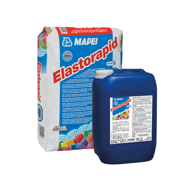 Elastorapid A+B 31.25kg Divkomponentu flīžu līme (C2FTE S2) augstas elastības (C2FTE, S2) pelēks - Image 1