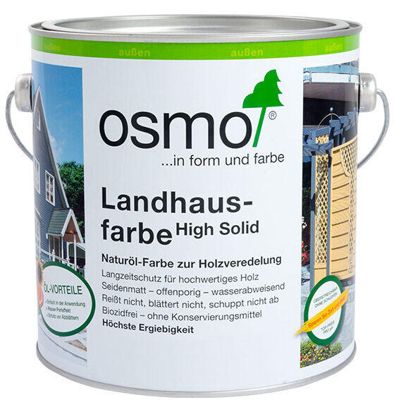 OSMO Landhausfarbe eļļas krāsa 2308 Ziemeļu sarkanais  2,5L - Image 1