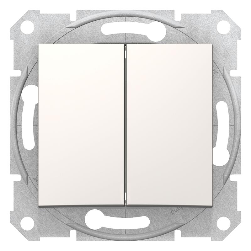 Pārslēdzis (1+1) z/a (meh.) bēšs SEDNA PRO - Image 1