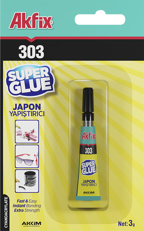 Akfix 303 Super Glue, superlīme 3g - Image 1