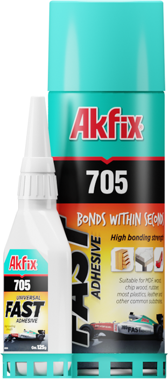 Akfix 705 universālā ātri cietējošā līme ar aktivatoru 400ml - Image 1