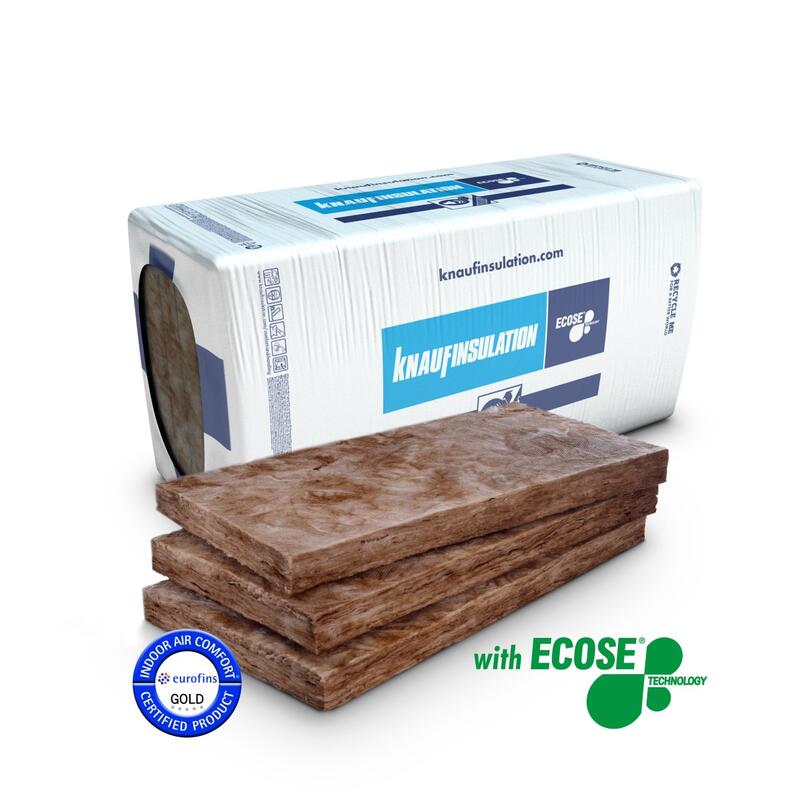 Knauf Insulation Ultra Acoustic (TP115) minerālvates loksnes 75x610x1250mm, 7.63m2 - Image 1