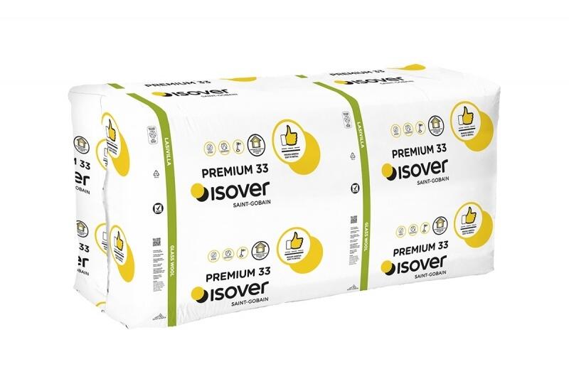 Isover Standard 36 (KL36) minerālvate loksnēs 50x610x1170mm, 14.274m2 - Image 1