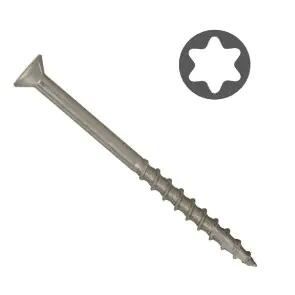 Easy-Fix Skrūve terašu dēļiem, nerūsējošā tērauda, Torx 20, 4.2x42/22mm (250gab) - Image 1
