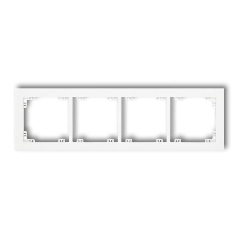 DECO 4 kontaktu universāls plastmasas rāmis - Image 1
