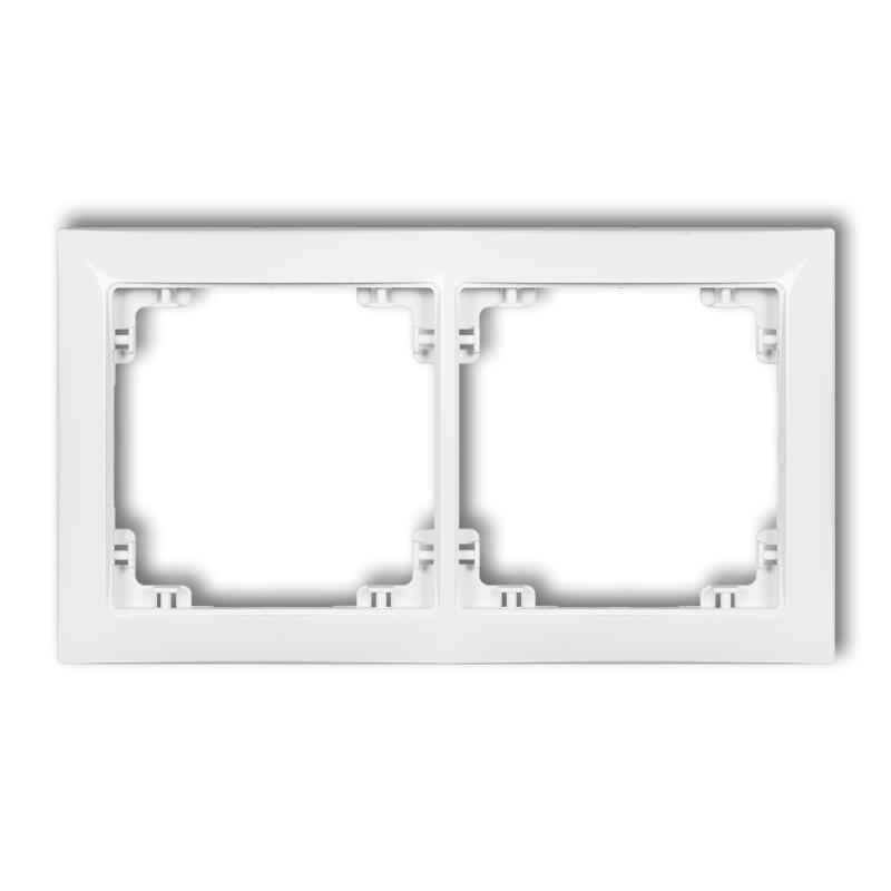 DECO 2 kontaktu universālais plastmasas rāmis DECO Soft - Image 1