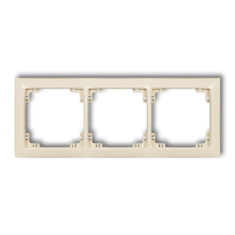DECO 3-locītāja universāls plastmasas rāmis DECO Soft - Image 1