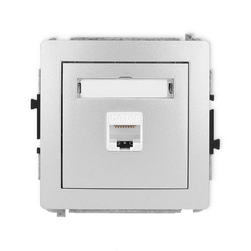 DECO Viena datora ligzdas mehānisms 1xRJ45, kat. 6A, 8 kontaktu - Image 1