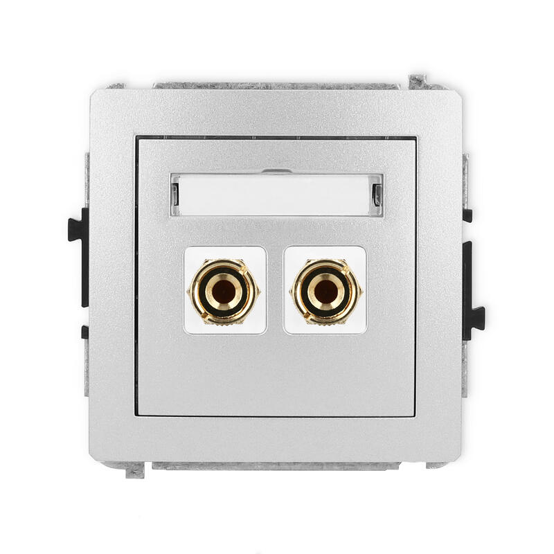 DECO vienas skaļruņa ligzdas (banāna tipa - sarkana un melna, apzeltīta, 4 mm) mehānisms - Image 1
