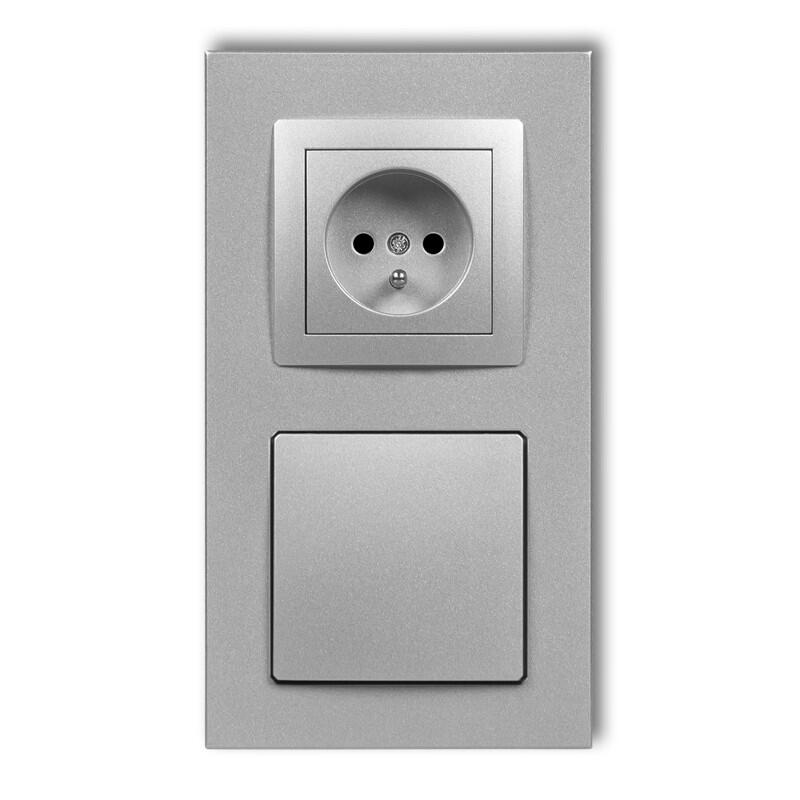 DECO centrālā putekļsūcēja iesūkšanas ligzda ar vienu kontaktligzdu un zemējumu - Image 1