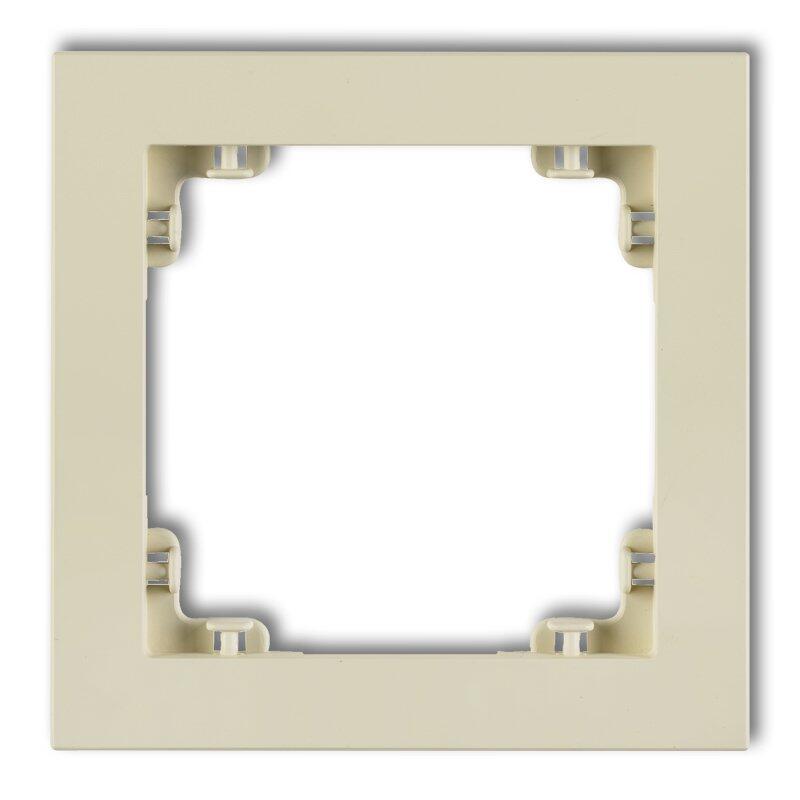 DECO 1-vietīgs universāls plastmasas rāmis DECO Pastel Matt (kanāriju dzeltens krāsā) - Image 1