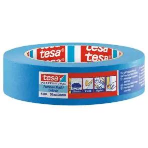 Tesa 4440 Precision Mask Outdoor krāsotāju lente ārdarbiem, zila, 38mm x50m - Image 1