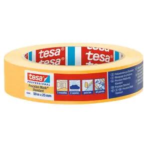 Tesa Precision Standard līmlente iekšdarbiem, oranža, 38mm x 50m - Image 1