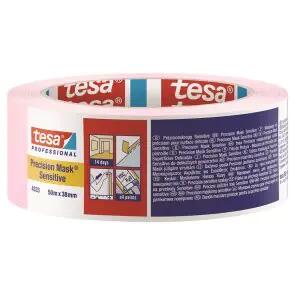 Tesa 4333 Precision Mask Sensitive krāsotāju lente, rozā, 30mm x 50m - Image 1