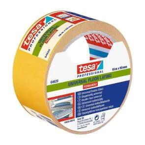 Tesa Floor Laying Tape Divpusēja lente grīdas segumu fiksēšanai, 50mm x 25m - Image 1