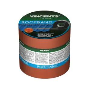 Vincents Polyline Roofband Bitumena blīvējoša lente Brūna 10cm x 3m - Image 1