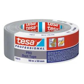 Tesa PRO 74613 cauruļvadu līmlente, pelēka, 50mm x 50m - Image 1