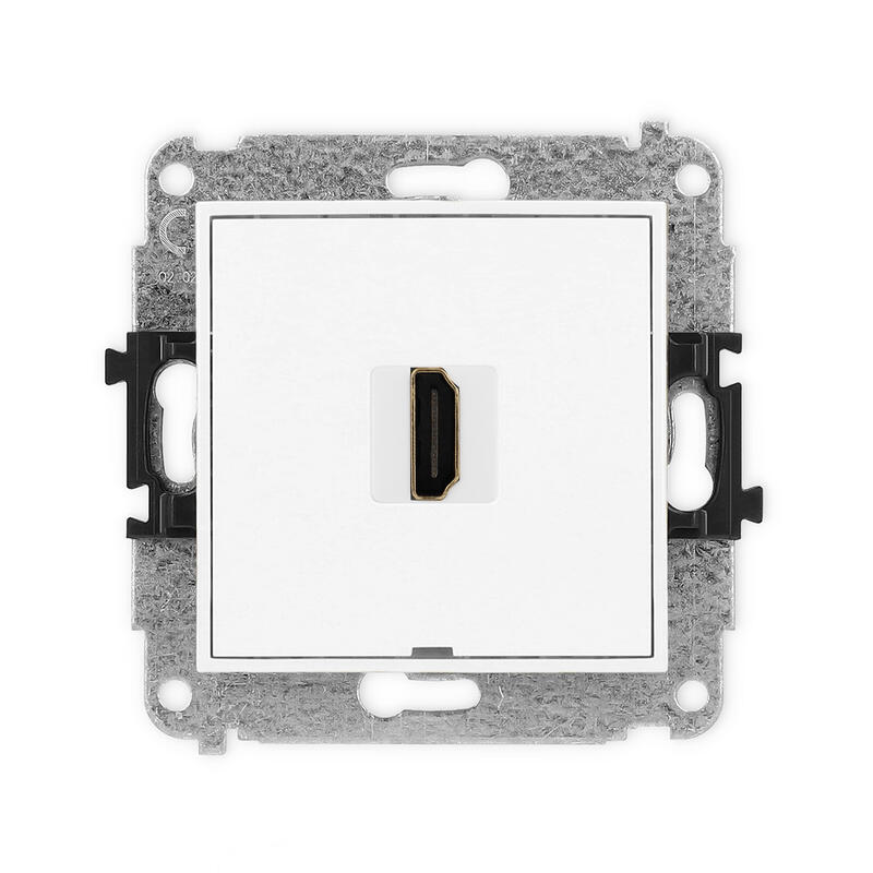 ICON 8K HDMI 2.1 vienas ligzdas mehānisms, bez apraksta lauka - Image 1