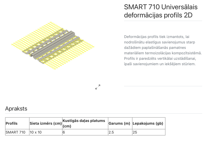 SMART 710 Deformācijas profils  2D - Image 2