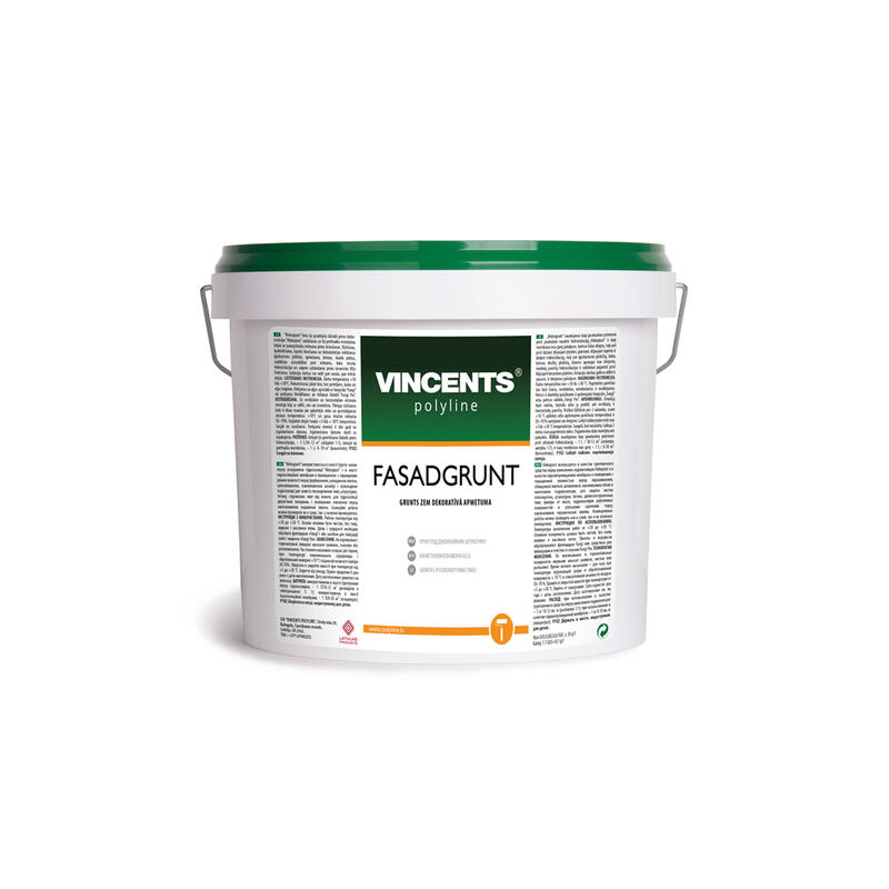 Vincents Polyline FASADGRUNT grunts zem dekoratīvā apmetuma 15kg - Image 1