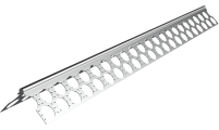 ETIX 4525 Alumīja stūris 23x23 mm perforēts 0,3 mm 2,5m - Image 1