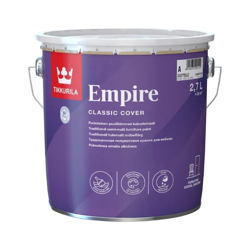 Empire Furniture Paint alkīda krāsa (želejveida), mēbelēm, iekšdarbiem 2.7L - Image 1