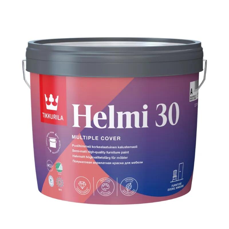 Helmi 30 pusmatēta mēbeļu krāsa 0,9L - Image 1