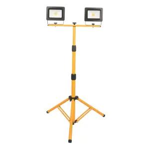 Acuma Dubultais LED Prožektors uz statīva 2x30W/4000K, 2x2700lm IP65, - Image 1