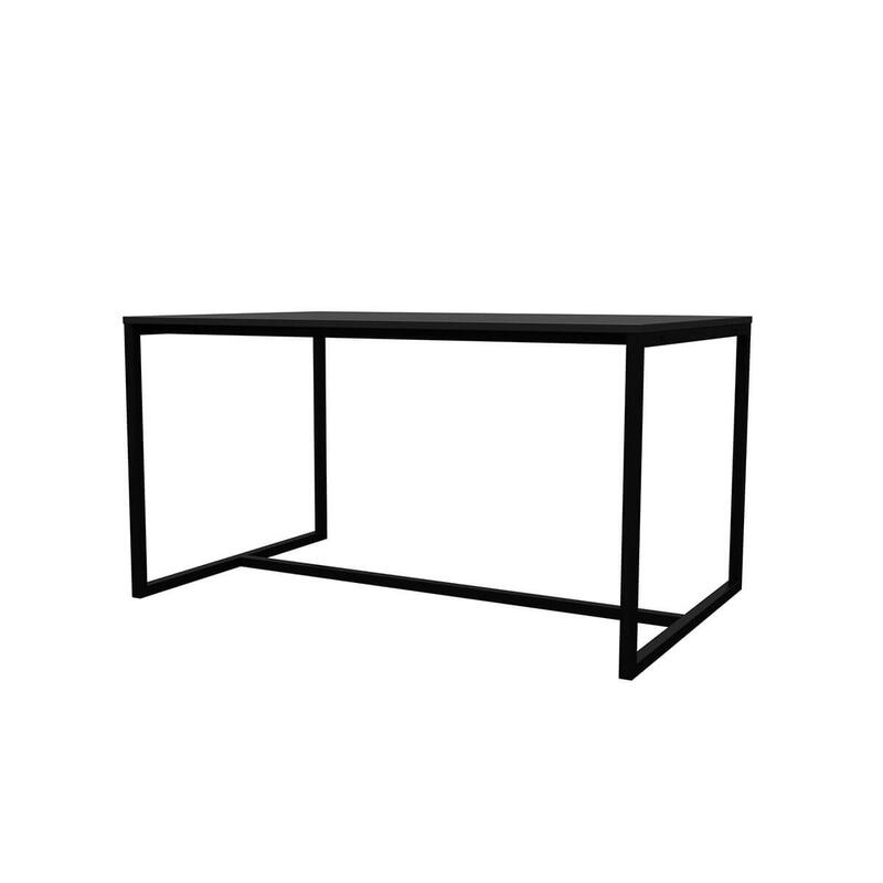 Tenzo ēdamgalds Lipp, 140 × 90 cm, matēti melns (Shadow Black) - Image 4