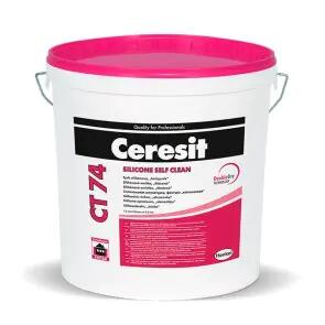 Ceresit CT 74 Silicone self clean Pašattīrošs silikona apmetums (akmentiņš) 2.0mm, 25kg - Image 1