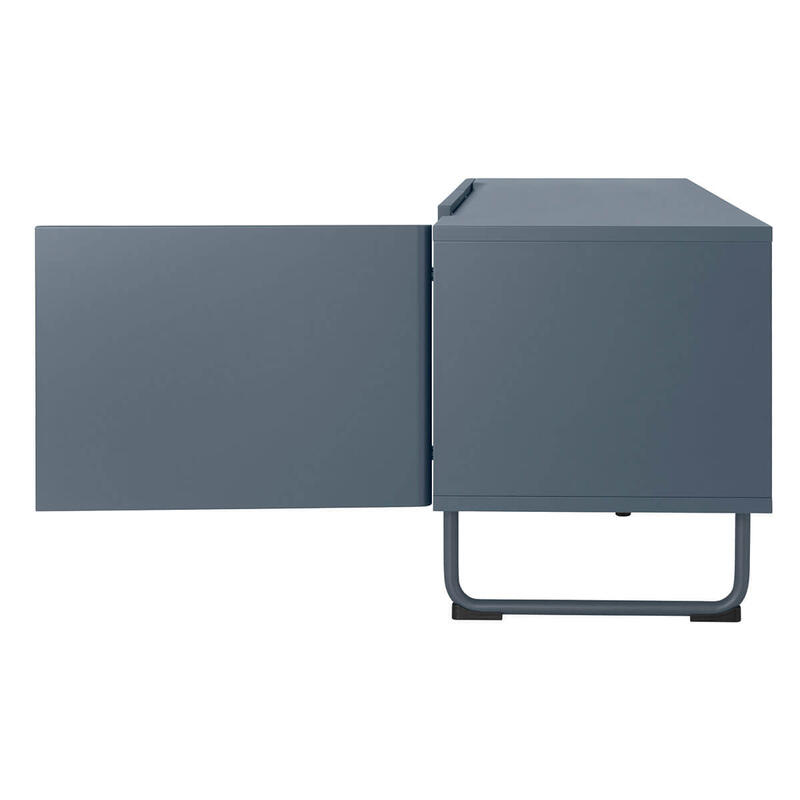 Tenzo Parma TV plaukts 146 x 51 x 43 cm, matēti zils (Lake Blue) - Image 4