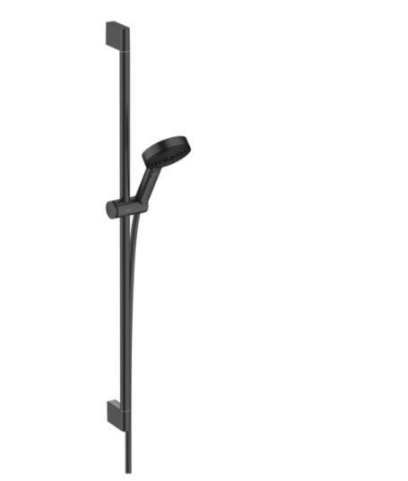 Rokas dušas komplekts Pulsify Select 105 3jet Relaxation, 900 mm, matēts melns - Image 1