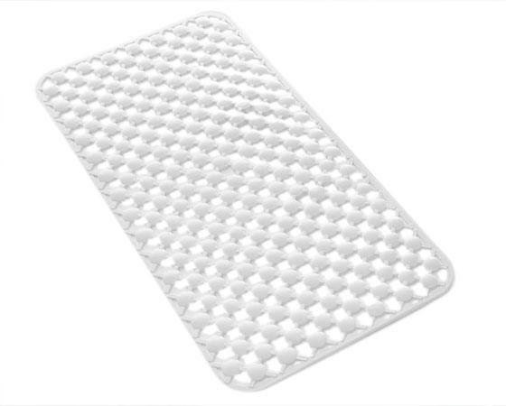 Vannas paklājs Geo, 710x360 mm, balts - Image 1