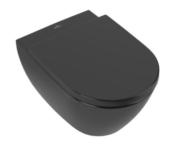 Pods Subway 2.0 Rimless, stiprināms pie sienas, 370x560 mm, SupraFix, ebony CP - Image 1