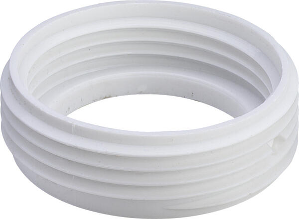 Pāreja 1½  a x 1¼ i, plastmasa, balta - Image 1