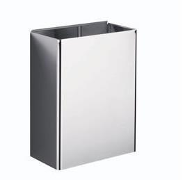 Atkritumu tvertne Hotellerie, pie sienas, 20 l, nerūsējošais tērauds - Image 1