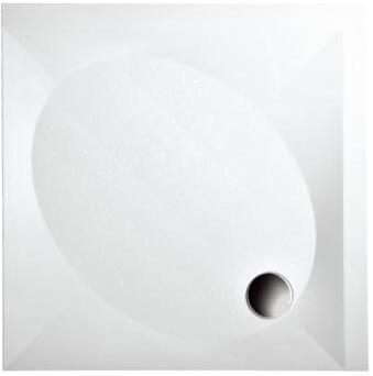 Dušas paliktnis Art, 800x800 mm, ar paneli, balts - Image 1