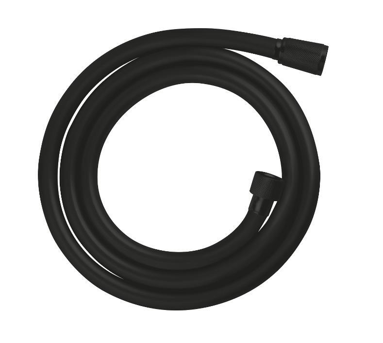Dušas vads Vitalio Flex Trend, 1500 mm, matēts melns - Image 1