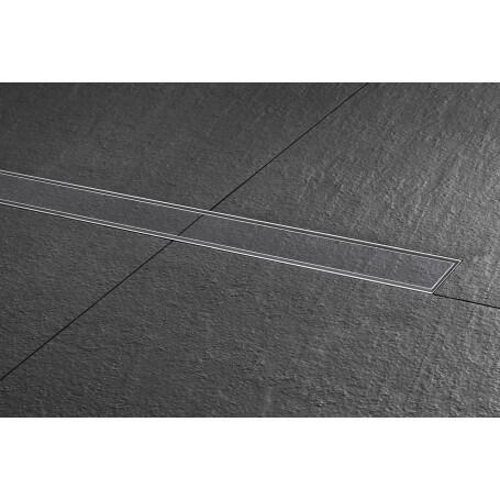 Traps EasyDrain ar horizontālo atloku,Tile/Zero, L=1000 mm, h=67 mm - Image 1