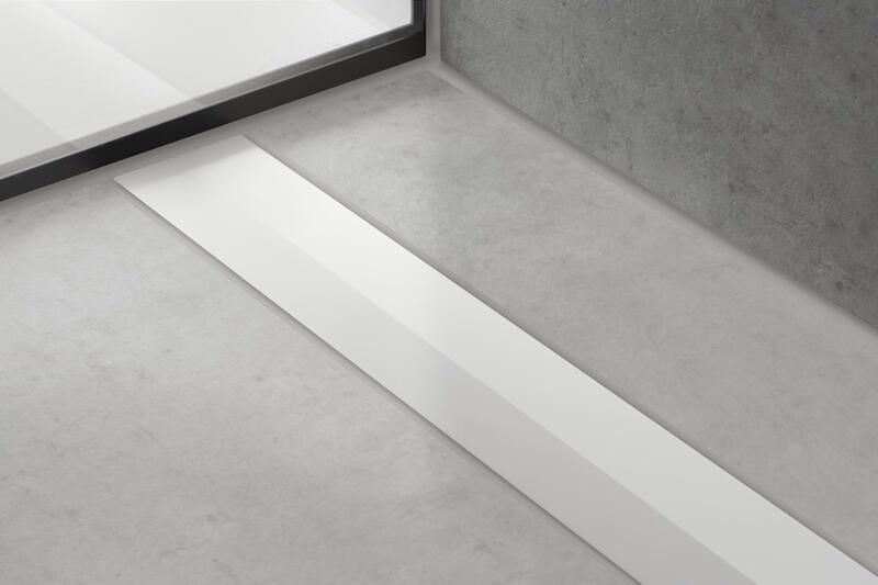 Dušas kanāls RainDrain Flex, 900 mm, griežams, brushed stainless steel - Image 1