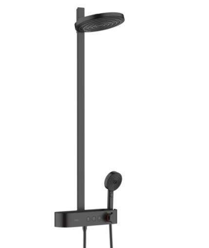 Dušas sistēma Pulsify 260 2 jet ar termostatu ShowerTablet Select 400, matēta melna - Image 1