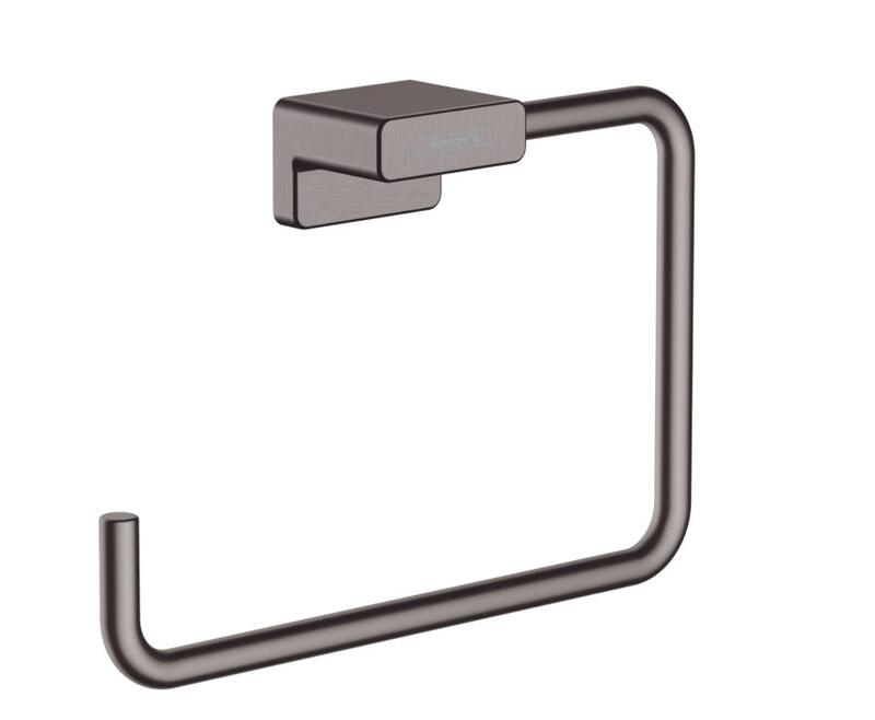 Dvieļu riņķis AddStoris, brushed black chrome - Image 1
