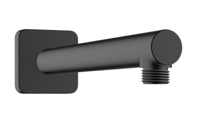 Dušas galvas izvads Vernis Shape, L=240 mm, no sienas, matēts melns - Image 1