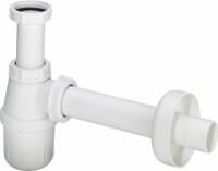Izlietnes sifons, 1¼ x 40 mm, plastmasa, balts - Image 1