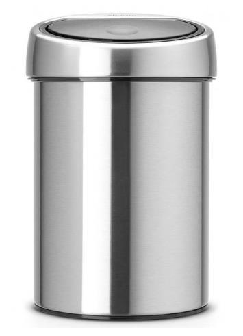 Atkritumu tvertne Touch Bin, 3l, matt steel FPP - Image 1