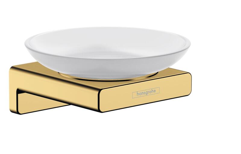 Ziepju trauks ar turētāju AddStoris, polished gold optic - Image 1