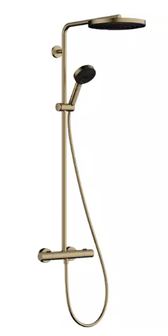 Dušas sistēma Pulsify 260 1 jet  ar termostatu Ecostat Fine un rokas dušu 3 jet, brushed bronz - Image 1